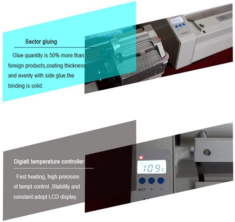 A4 and A3 Manual Hot Glue Book Binder Machine with Milling Cutter Wireless Book Binding Machine for Binding Books Albums Notebook with 1 Pound Glue Pellets - Image 6