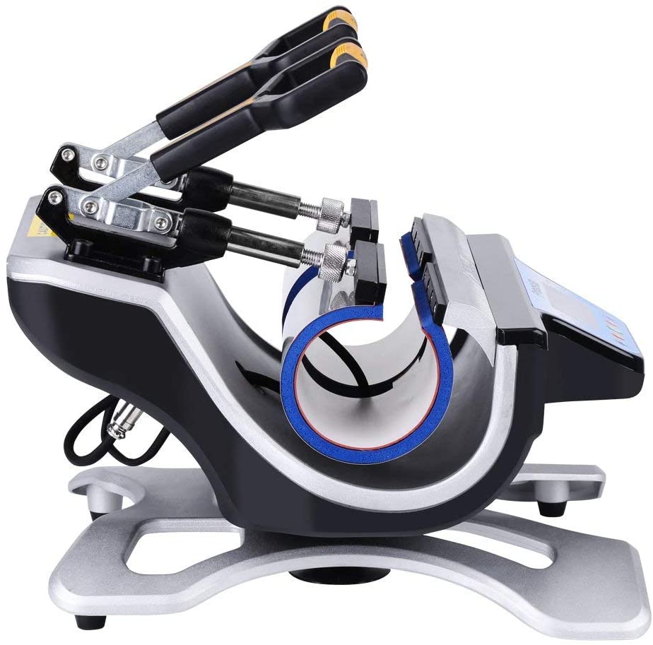 2 in 1 Digital Mug Heat Press Machine, Cup Heat Transfer Sublimation Operation Double Stations Mug Heat Press ST-210 Sublimation Transfer Printing Machine 110V 11oz - Image 4