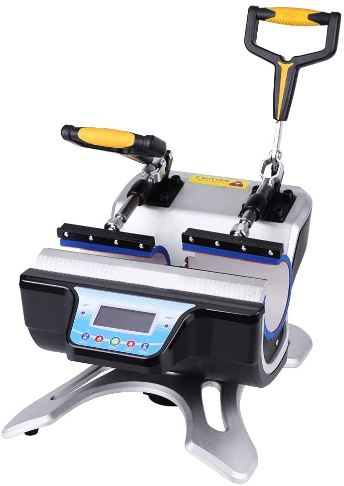 2 in 1 Digital Mug Heat Press Machine, Cup Heat Transfer Sublimation Operation Double Stations Mug Heat Press ST-210 Sublimation Transfer Printing Machine 110V 11oz - Image 8