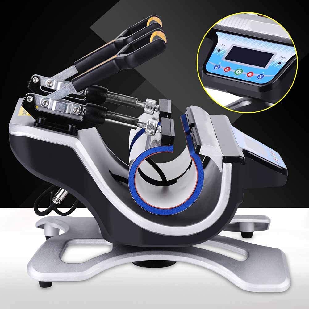 2 in 1 Digital Mug Heat Press Machine, Cup Heat Transfer Sublimation Operation Double Stations Mug Heat Press ST-210 Sublimation Transfer Printing Machine 110V 11oz - Image 9