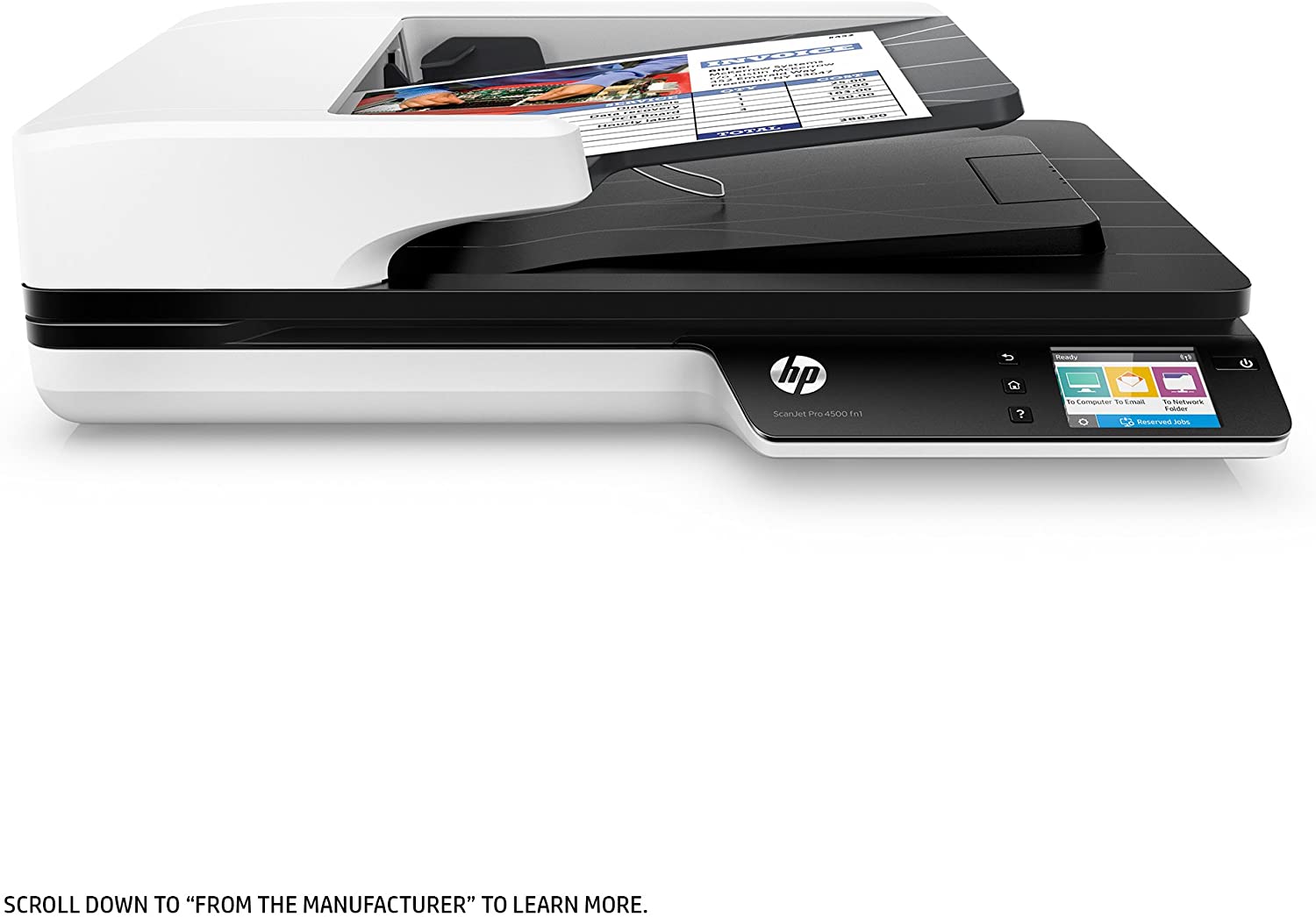 hp scanjet pro 4500 network scanner